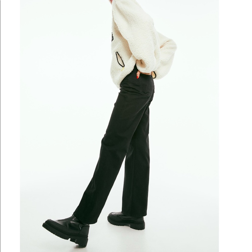 H&M Wide Cut High Jeans